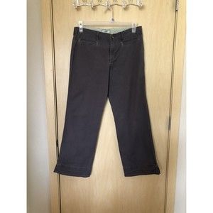 Horny Toad Grey Crossweave Wide Leg Pants 6
